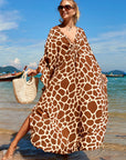Earth-Tone Maxi Dress in Soft Clay Hue