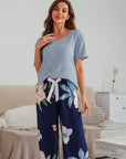 Summer Cotton Crepe Loungewear Set