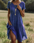 Artistic Bohemian Midi Dress