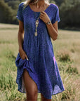 Artistic Bohemian Midi Dress