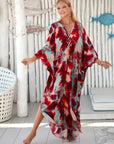 Chic Wrap Dress with Natural Rustic Vibes