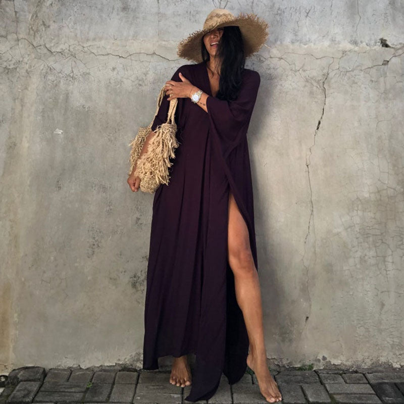 Relaxed Fit Vacation Midi Dress
