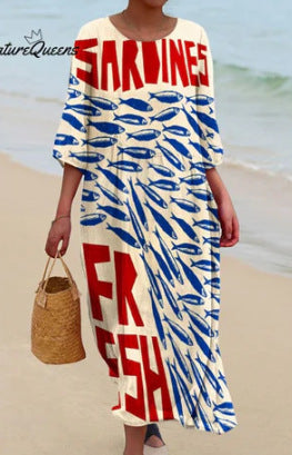 Trendy Floral Printed Midi Dress