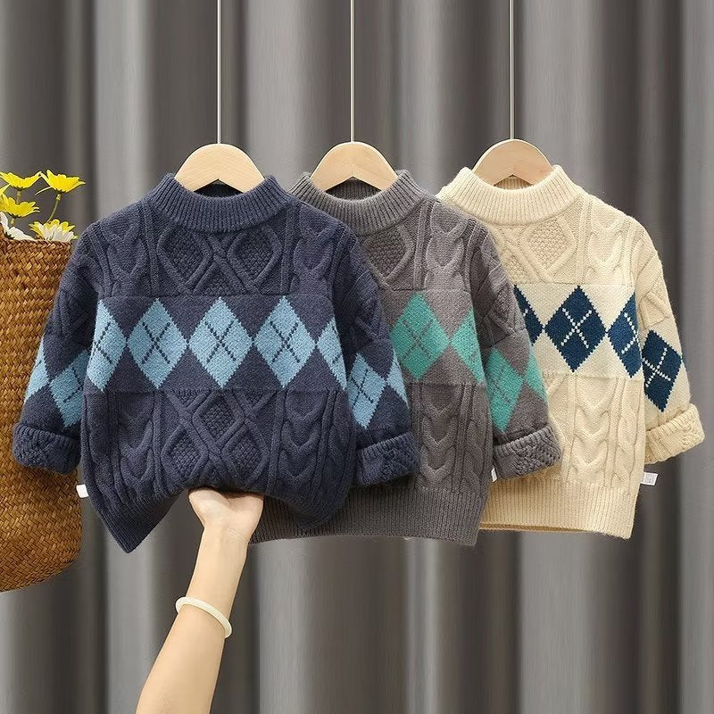 Children Woolen Sweater Crochet Cotton