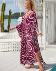 Pale Earth Kaftan Dress with Natural Flow