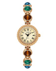 Gedi Rainbow Cat’s Eye Bracelet Watch