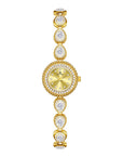 French-Style Waterdrop Crystal Watch