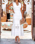 Summer Elegant Cotton Maxi Dress