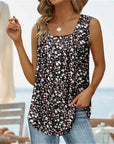 Fashion Sleeveless Square Neck Top