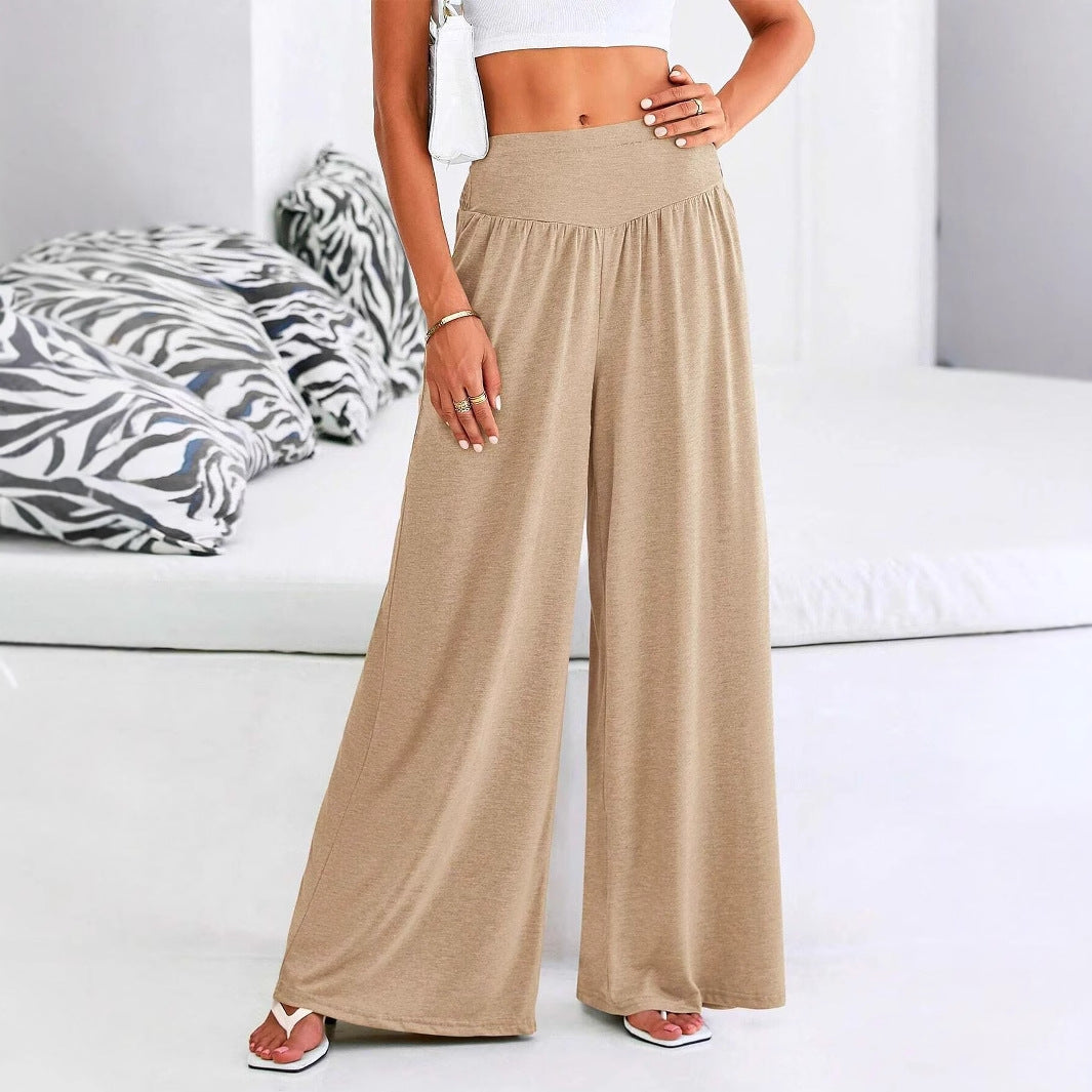 Loose Casual Wide Leg Trousers