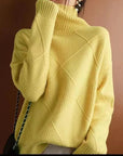 Loose Fit High Neck Sweater