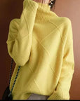 Loose Fit High Neck Sweater