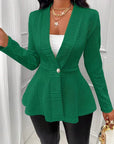 Cross-Border Long Coat with Buttons
