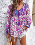 Stylish Diyun Printed Blouse Design