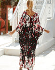 Radiant Calm Wrap Dress in Dayglow Hues