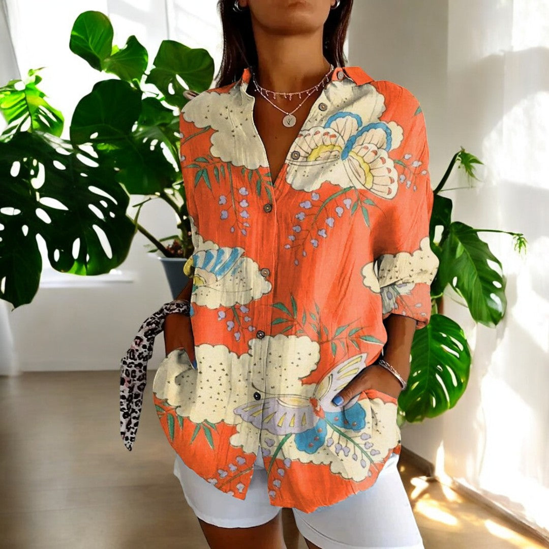 Flowy Blouse in Vintage Style