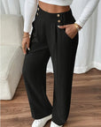 Elegant High Waist Trousers