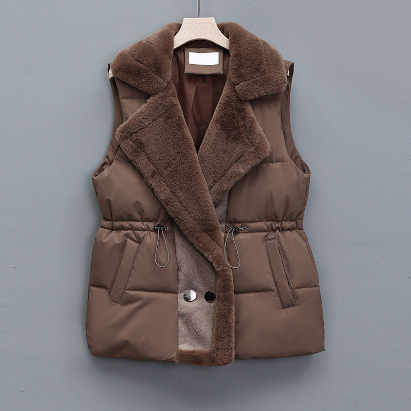 Sleek Quilted Down Puffer Jacket