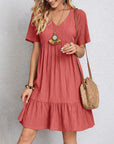Casual Loose Fit Midi Dress