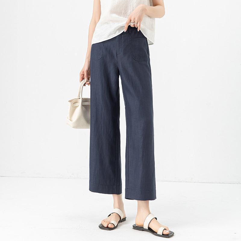 Women’s Ice Silk Straight Leg Trousers