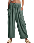 Comfy High Waist Loose Fit Trousers