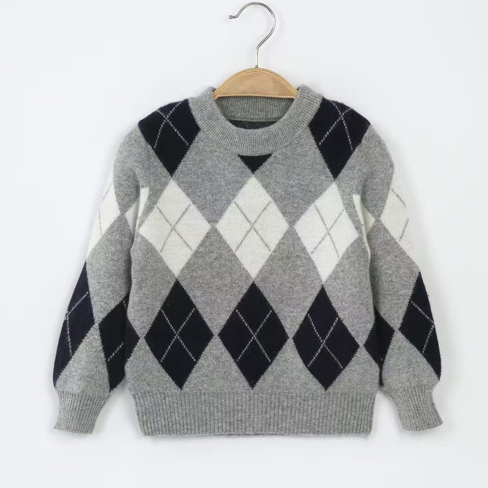 Kids Soft Cashmere Knit Sweater