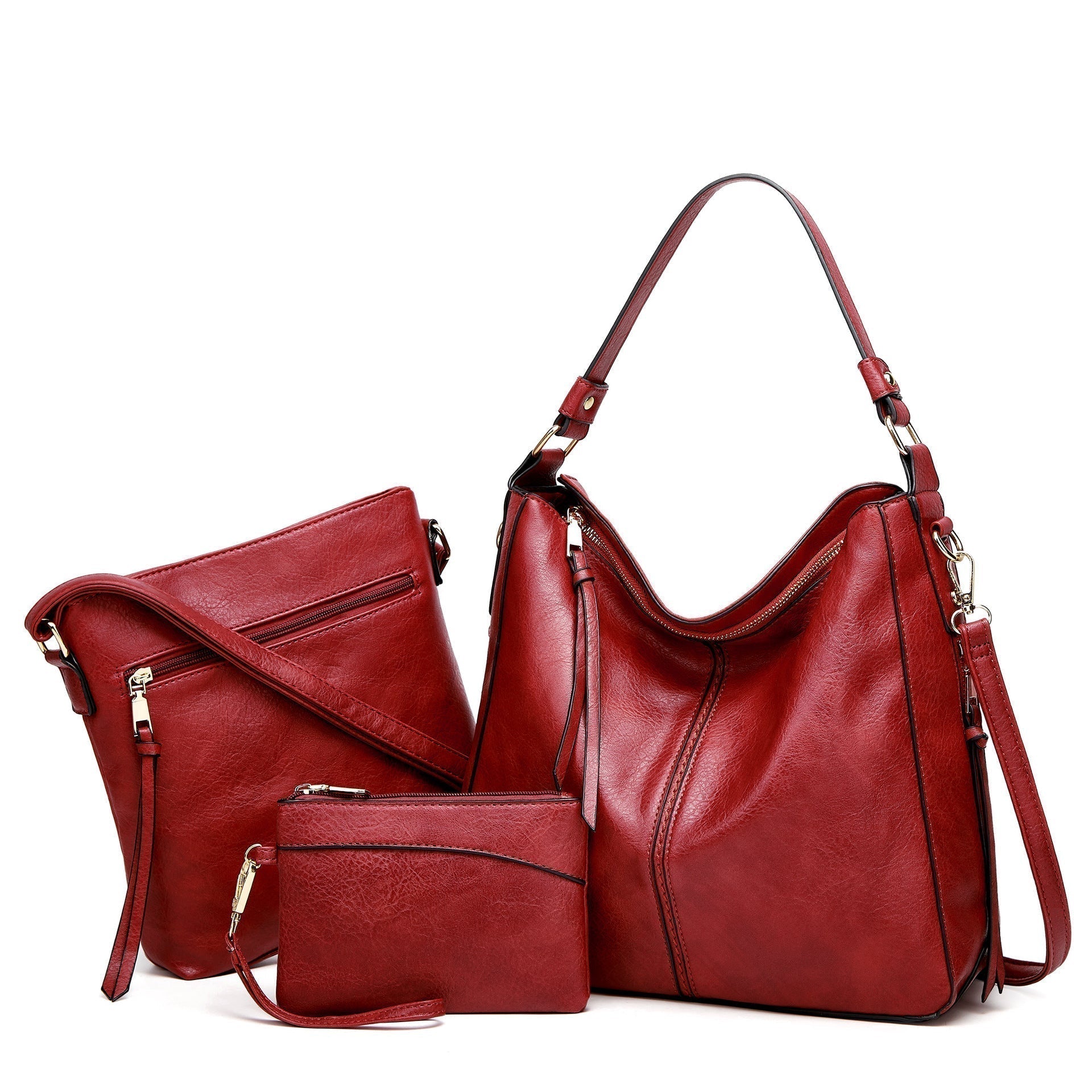 Stylish Leather Bag with Sleek Finish