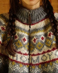 Women's High Collar Knit Sweater
