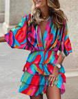 Chic Tunic Dress with Classic V-Neckline