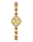 French-Style Waterdrop Crystal Watch