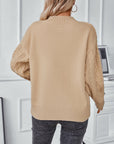 Drizzle Cable Knit Pullover Sweater