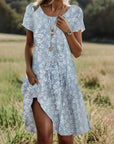Artistic Bohemian Midi Dress