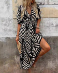 Wide Hem Tie Dye Dress