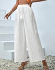 Chic High Waist Fringe Trousers