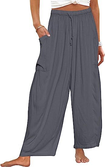 Comfy High Waist Loose Fit Trousers
