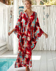 Chic Wrap Dress with Natural Rustic Vibes