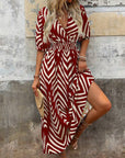 Wide Hem Tie Dye Dress