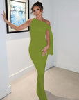 Stylish One Shoulder Party Dress Women