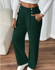 Elegant High Waist Trousers