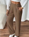 Elegant High Waist Trousers
