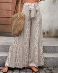 Tribal Print Loose Tie Pants