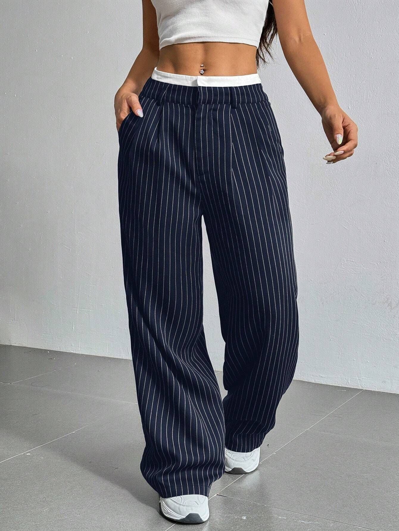 High Waist Casual Pants