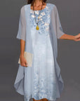 Elegant Two-Piece Summer Dress