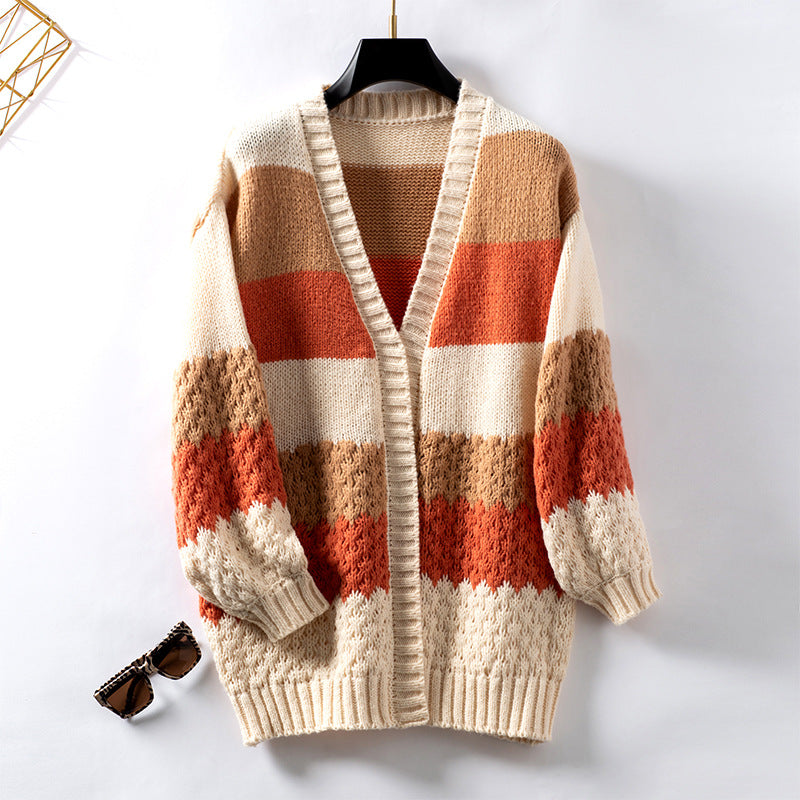 Casual Loose Sleeve Cross-Border Knitted Sweater