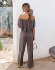 Women’s Casual One Shoulder Jumpsuit