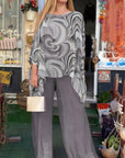 Loose Fit Chiffon Set