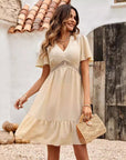 Spring Solid Color Casual Dress
