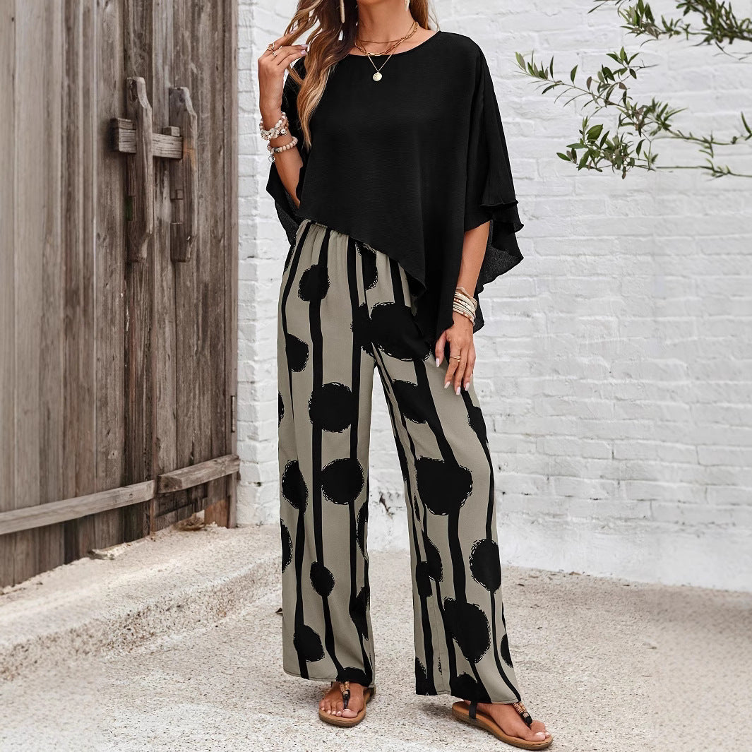 Lightweight Long Pants Set For Summer
