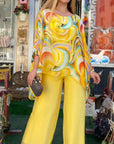 Loose Fit Chiffon Set