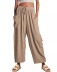 Comfy High Waist Loose Fit Trousers